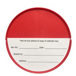 Collection Box base label