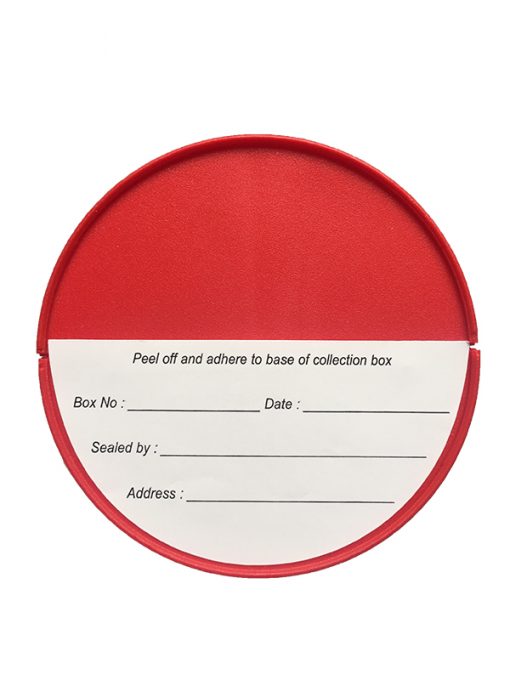 Collection Box base label