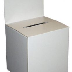 cardboard ballot box