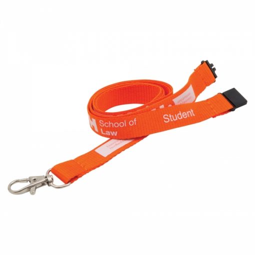 20mm Flat polyester lanyard